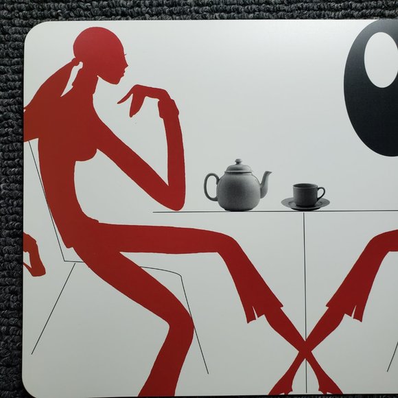 Retroneu Design Studio 225 Placemat & Coaster Set Retro Chic Made in Italy (2) - Picture 5 of 13